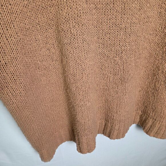 Aerie Brown Oversized Knit Sweater Wool Blend XXL - Picture 6 of 9